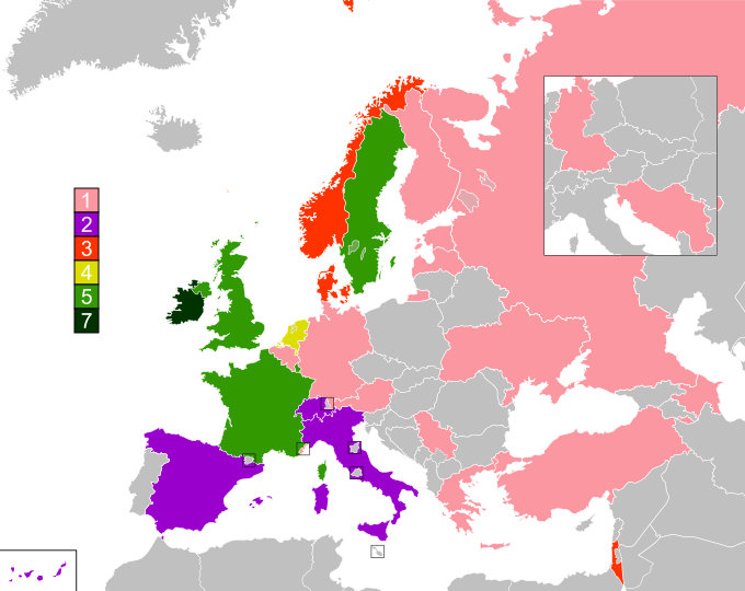 Mappa ESC 2013